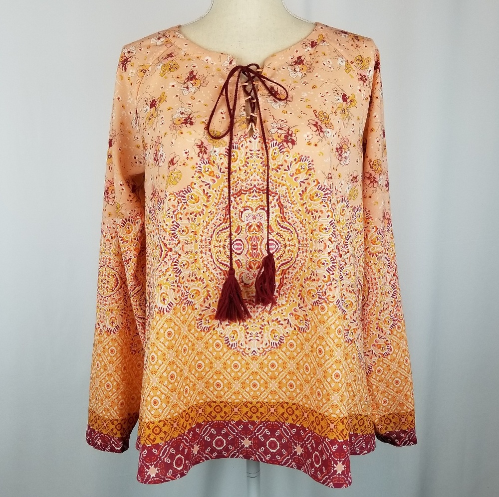 Anthropologie Sanctuary Sunshine Boho Blouse